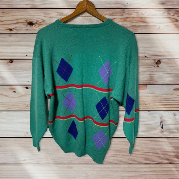 Vintage Pringle Sweater Size XL Green - Picture 2 of 7